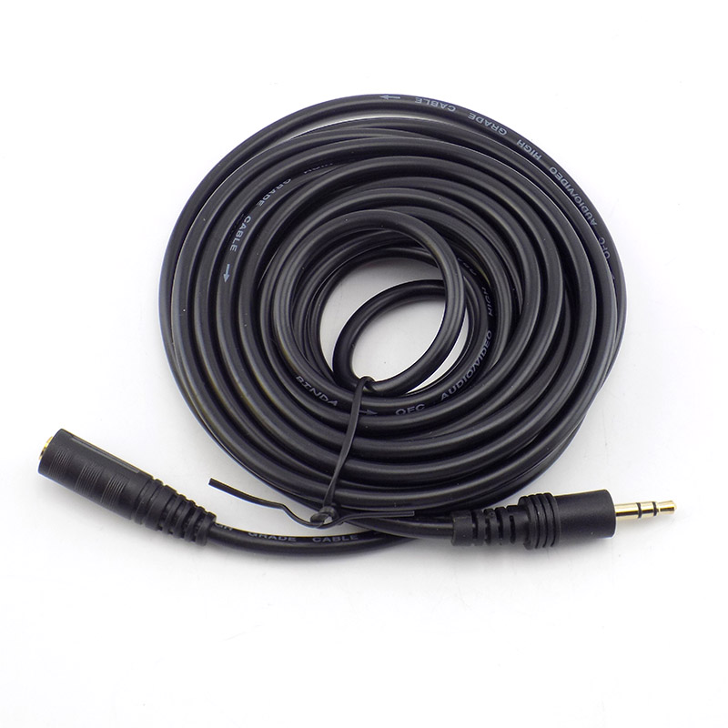 1.5/3/5/10m 3.5mm estéreo mach - Cable Extension 3.5 avaliação e preço
